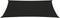 vidaXL - Zonnezeil - 160 - g/m² - 2x4 - m - HDPE - zwart