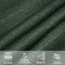 vidaXL - Zonnezeil - 160 - g/m² - 2x5 - m - HDPE - donkergroen