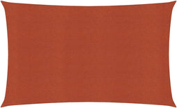 vidaXL - Zonnezeil - 160 - g/m² - 2x5 - m - HDPE - terracottakleurig