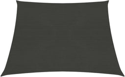 vidaXL - Zonnezeil - 160 - g/m² - 3/4x2 - m - HDPE - antracietkleurig