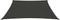 vidaXL - Zonnezeil - 160 - g/m² - 3/4x2 - m - HDPE - antracietkleurig