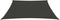 vidaXL - Zonnezeil - 160 - g/m² - 3/4x2 - m - HDPE - antracietkleurig