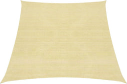 vidaXL - Zonnezeil - 160 - g/m² - 3/4x2 - m - HDPE - beige