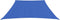 vidaXL - Zonnezeil - 160 - g/m² - 3/4x2 - m - HDPE - blauw