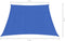 vidaXL - Zonnezeil - 160 - g/m² - 3/4x2 - m - HDPE - blauw
