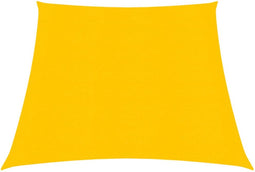 vidaXL - Zonnezeil - 160 - g/m² - 3/4x2 - m - HDPE - geel