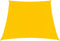 vidaXL - Zonnezeil - 160 - g/m² - 3/4x2 - m - HDPE - geel