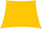 vidaXL - Zonnezeil - 160 - g/m² - 3/4x2 - m - HDPE - geel