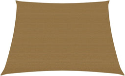 vidaXL - Zonnezeil - 160 - g/m² - 3/4x2 - m - HDPE - taupe
