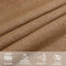 vidaXL - Zonnezeil - 160 - g/m² - 3/4x2 - m - HDPE - taupe