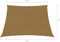vidaXL - Zonnezeil - 160 - g/m² - 3/4x2 - m - HDPE - taupe