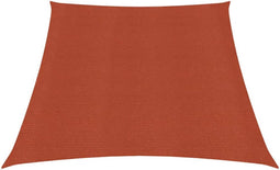 vidaXL - Zonnezeil - 160 - g/m² - 3/4x2 - m - HDPE - terracottakleurig