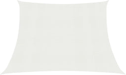 vidaXL - Zonnezeil - 160 - g/m² - 3/4x2 - m - HDPE - wit