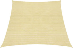 vidaXL - Zonnezeil - 160 - g/m² - 3/4x3 - m - HDPE - beige