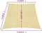 vidaXL - Zonnezeil - 160 - g/m² - 3/4x3 - m - HDPE - beige