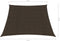 vidaXL - Zonnezeil - 160 - g/m² - 3/4x3 - m - HDPE - bruin