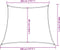 vidaXL - Zonnezeil - 160 - g/m² - 3/4x3 - m - HDPE - bruin