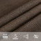 vidaXL - Zonnezeil - 160 - g/m² - 3/4x3 - m - HDPE - bruin