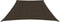 vidaXL - Zonnezeil - 160 - g/m² - 3/4x3 - m - HDPE - bruin