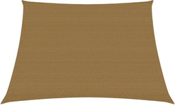 vidaXL - Zonnezeil - 160 - g/m² - 3/4x3 - m - HDPE - taupe