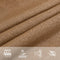 vidaXL - Zonnezeil - 160 - g/m² - 3/4x3 - m - HDPE - taupe