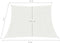 vidaXL - Zonnezeil - 160 - g/m² - 3/4x3 - m - HDPE - wit