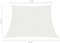 vidaXL - Zonnezeil - 160 - g/m² - 3/4x3 - m - HDPE - wit