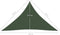 vidaXL - Zonnezeil - 160 - g/m² - 3,5x3,5x4,9 - m - HDPE - donkergroen