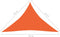 vidaXL - Zonnezeil - 160 - g/m² - 3,5x3,5x4,9 - m - HDPE - oranje