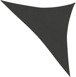 vidaXL - Zonnezeil - 160 - g/m² - 3,5x3,5x4,9 - m - HDPE - antracietkleurig