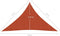vidaXL - Zonnezeil - 160 - g/m² - 3,5x3,5x4,9 - m - HDPE - terracottakleurig