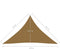 vidaXL - Zonnezeil - 160 - g/m² - 3,5x3,5x4,9 - m - HDPE - taupe
