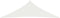 vidaXL - Zonnezeil - 160 - g/m² - 3,5x3,5x4,9 - m - HDPE - wit