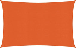 vidaXL - Zonnezeil - 160 - g/m² - 3,5x4,5 - m - HDPE - oranje