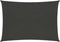 vidaXL - Zonnezeil - 160 - g/m² - 3,5x4,5 - m - HDPE - antracietkleurig