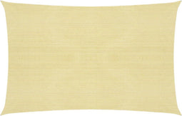 vidaXL - Zonnezeil - 160 - g/m² - 3,5x5 - m - HDPE - beige