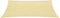 vidaXL - Zonnezeil - 160 - g/m² - 3,5x5 - m - HDPE - beige