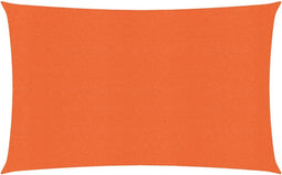 vidaXL - Zonnezeil - 160 - g/m² - 3,5x5 - m - HDPE - oranje