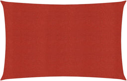 vidaXL - Zonnezeil - 160 - g/m² - 3,5x5 - m - HDPE - rood