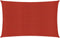 vidaXL - Zonnezeil - 160 - g/m² - 3,5x5 - m - HDPE - rood