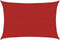vidaXL - Zonnezeil - 160 - g/m² - 3,5x5 - m - HDPE - rood