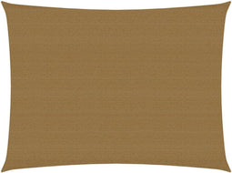 vidaXL - Zonnezeil - 160 - g/m² - 3,5x5 - m - HDPE - taupe