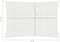 vidaXL - Zonnezeil - 160 - g/m² - 3,5x5 - m - HDPE - wit