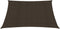 vidaXL - Zonnezeil - 160 - g/m² - 3,6x3,6 - m - HDPE - bruin