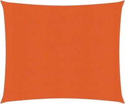 vidaXL - Zonnezeil - 160 - g/m² - 3,6x3,6 - m - HDPE - oranje