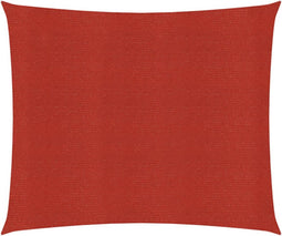 vidaXL - Zonnezeil - 160 - g/m² - 3,6x3,6 - m - HDPE - rood