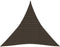 vidaXL - Zonnezeil - 160 - g/m² - 3,6x3,6x3,6 - m - HDPE - bruin