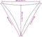 vidaXL - Zonnezeil - 160 - g/m² - 3,6x3,6x3,6 - m - HDPE - donkergroen
