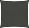 vidaXL - Zonnezeil - 160 - g/m² - 3x3 - m - HDPE - antracietkleurig