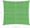 vidaXL Zonnezeil 160 g/m² 3x3 m HDPE lichtgroen
